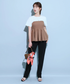 JUSGLITTY(ジャスグリッティー) |サイドスリットスリムパンツ