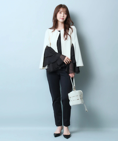 JUSGLITTY(ジャスグリッティー) |サイドスリットスリムパンツ