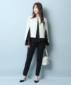 JUSGLITTY(ジャスグリッティー) |サイドスリットスリムパンツ