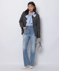 JUSGLITTY(ジャスグリッティー) |センタープレス美脚デニム