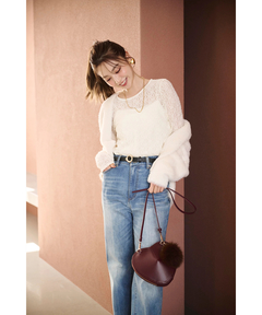 JUSGLITTY(ジャスグリッティー) |センタープレス美脚デニム