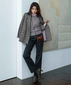 JUSGLITTY(ジャスグリッティー) |センタープレス美脚デニム