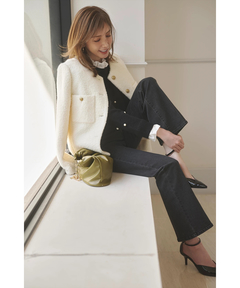 JUSGLITTY(ジャスグリッティー) |センタープレス美脚デニム