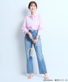 JUSGLITTY(ジャスグリッティー) |センタープレス美脚デニム