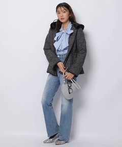 JUSGLITTY(ジャスグリッティー) |センタープレス美脚デニム