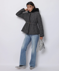 JUSGLITTY(ジャスグリッティー) |センタープレス美脚デニム