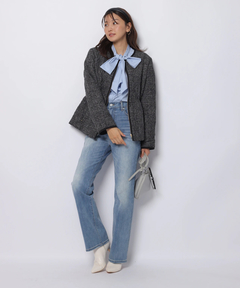 JUSGLITTY(ジャスグリッティー) |センタープレス美脚デニム