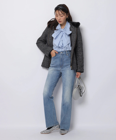 JUSGLITTY(ジャスグリッティー) |センタープレス美脚デニム