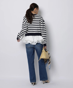 JUSGLITTY(ジャスグリッティー) |センタープレス美脚デニム