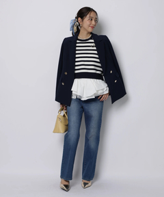 JUSGLITTY(ジャスグリッティー) |センタープレス美脚デニム