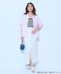 JUSGLITTY(ジャスグリッティー) |刺繍入りシャツ