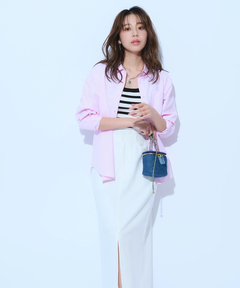 JUSGLITTY(ジャスグリッティー) |刺繍入りシャツ