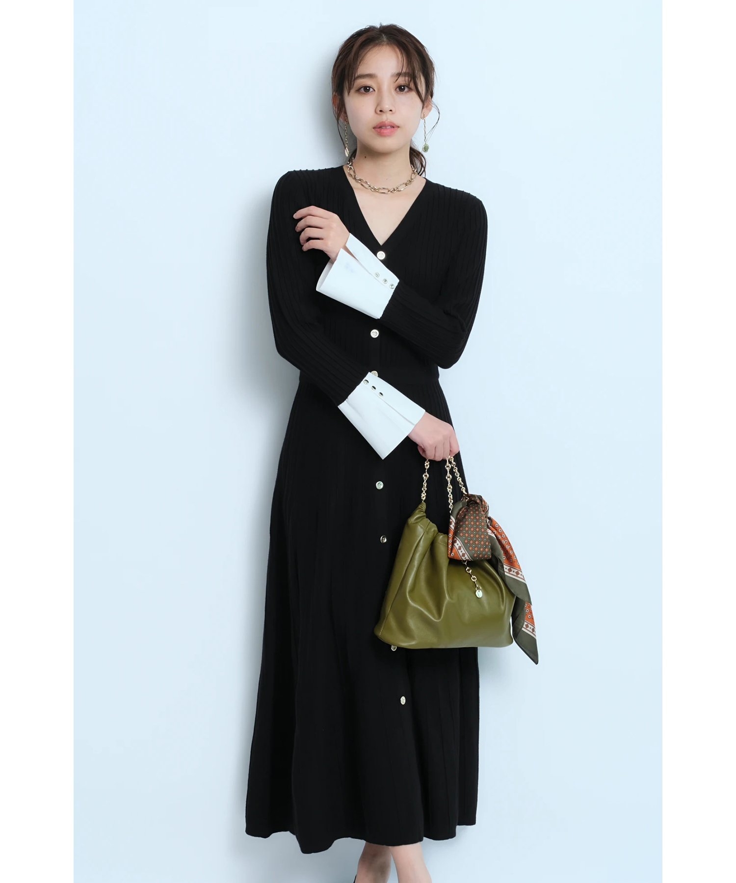 JUSGLITTY ニットワンピース｜ワンピース