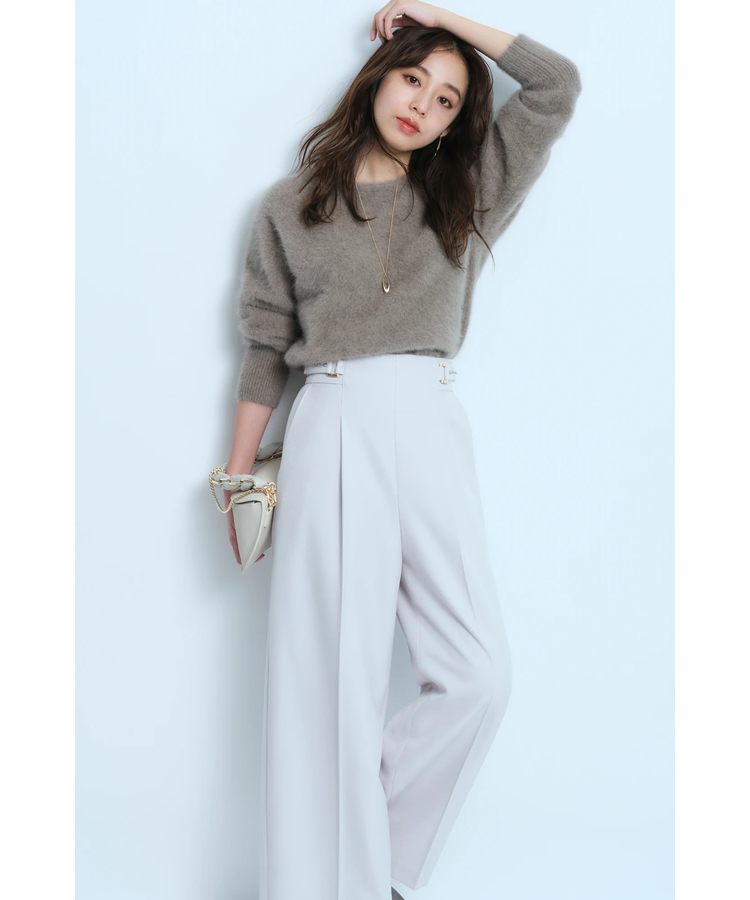 JUSGLITTY ワイドパンツ 1度着用】ジャスグリッティー タックワイド