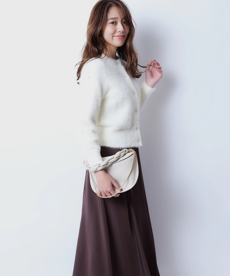 アルページュストーリー 2025 新作 ウォッシャブル サテン スカート