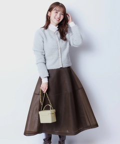 JUSGLITTY(ジャスグリッティー) |《マルイ限定》シアーフォルムスカート