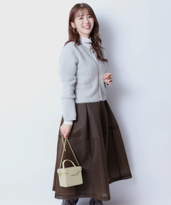 JUSGLITTY(ジャスグリッティー) |《マルイ限定》シアーフォルムスカート