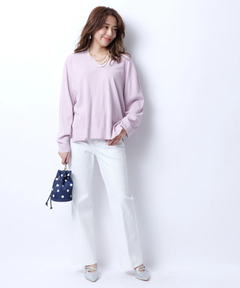 JUSGLITTY(ジャスグリッティー) |センタープレス美脚デニム