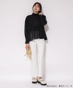 JUSGLITTY(ジャスグリッティー) |センタープレス美脚デニム