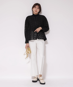 JUSGLITTY(ジャスグリッティー) |センタープレス美脚デニム