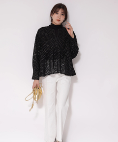 JUSGLITTY(ジャスグリッティー) |センタープレス美脚デニム