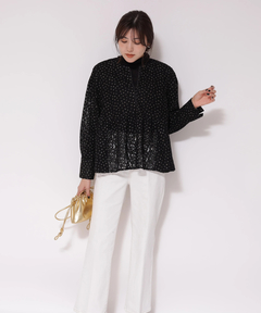 JUSGLITTY(ジャスグリッティー) |センタープレス美脚デニム