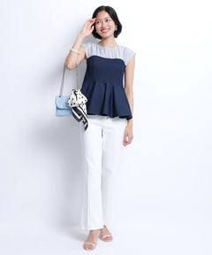 JUSGLITTY(ジャスグリッティー) |センタープレス美脚デニム