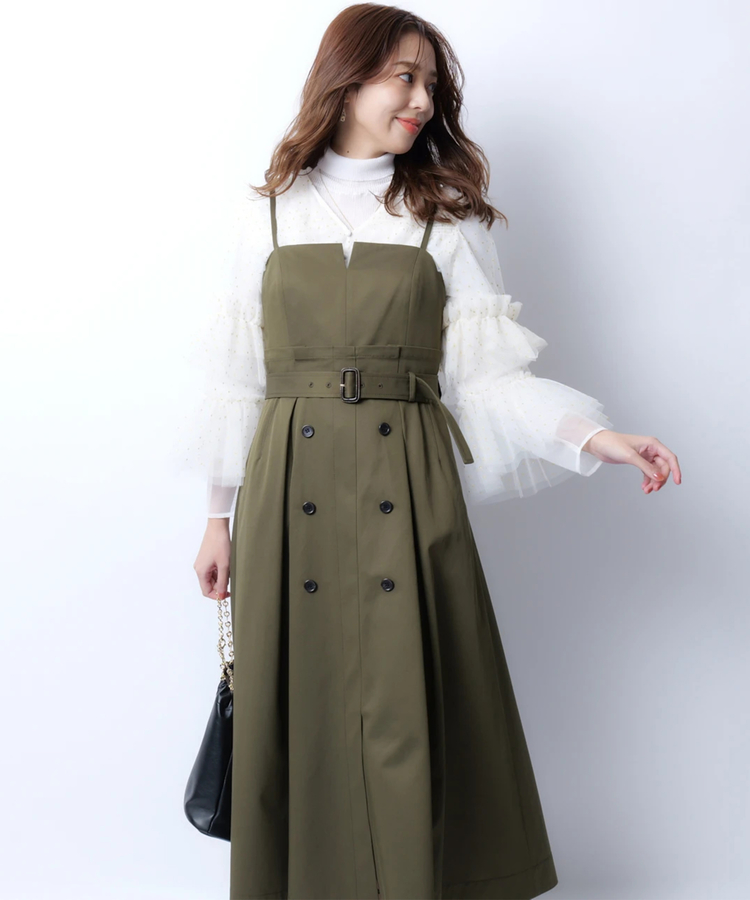 極美品　ジャスグリッティー　 パイピングレースドレス パイピングレースドレス（ワンピース）｜JUSGLITTY（ジャス