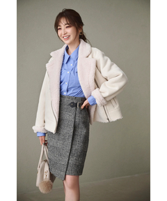 JUSGLITTY(ジャスグリッティー) |刺繍入りシャツ