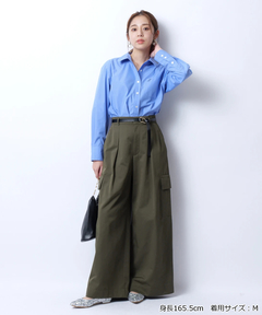 JUSGLITTY(ジャスグリッティー) |刺繍入りシャツ