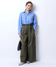 JUSGLITTY(ジャスグリッティー) |刺繍入りシャツ