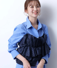 JUSGLITTY(ジャスグリッティー) |刺繍入りシャツ