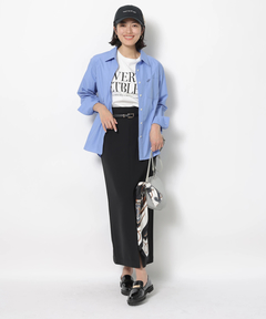 JUSGLITTY(ジャスグリッティー) |刺繍入りシャツ