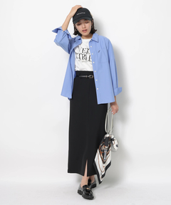 JUSGLITTY(ジャスグリッティー) |刺繍入りシャツ