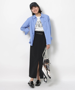 JUSGLITTY(ジャスグリッティー) |刺繍入りシャツ