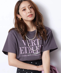 完売品★アルページュストーリー　ロゴTシャツ　ジャスグリッティー クロップドロゴTシャツ | Tシャツ・カットソー | JUSGLITTY