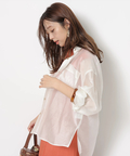 新品JUSGLITTY 【Arpege story限定】シアーショートシャツ 新品JUSGLITTY 【Arpege story限定】シアーショートシャツ