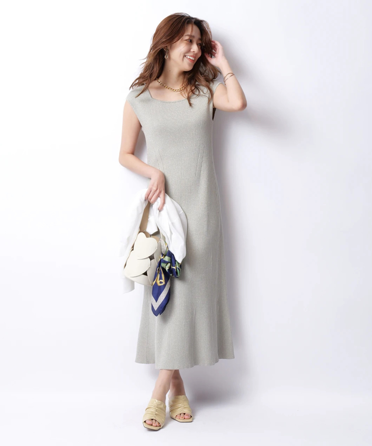 【新品】JUSGLITTY フレンチリブワンピース フレンチラメリブワンピース | ワンピース | JUSGLITTY（ジャス