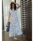 今期SS新品・未使用品♡ ジャスグリッティー　 アイビープリントワンピース M アイビープリントワンピース（ワンピース）｜JUSGLITTY（ジャス