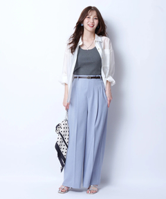 JUSGLITTY(ジャスグリッティー) |ニットタンクトップ