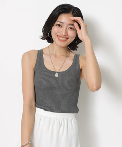 JUSGLITTY(ジャスグリッティー) |ニットタンクトップ