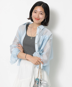 JUSGLITTY(ジャスグリッティー) |ニットタンクトップ