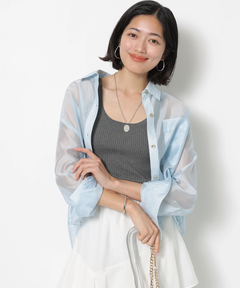 JUSGLITTY(ジャスグリッティー) |ニットタンクトップ