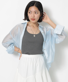 JUSGLITTY(ジャスグリッティー) |ニットタンクトップ