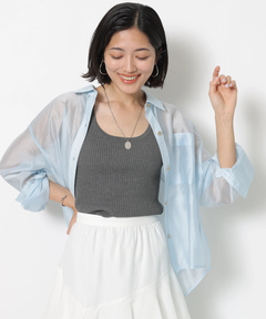 JUSGLITTY(ジャスグリッティー) |ニットタンクトップ