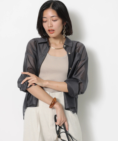 JUSGLITTY(ジャスグリッティー) |ニットタンクトップ