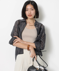 JUSGLITTY(ジャスグリッティー) |ニットタンクトップ