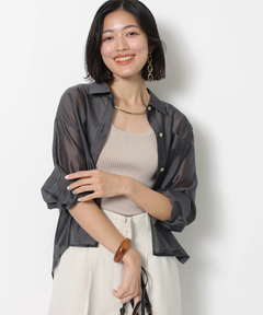 JUSGLITTY(ジャスグリッティー) |ニットタンクトップ