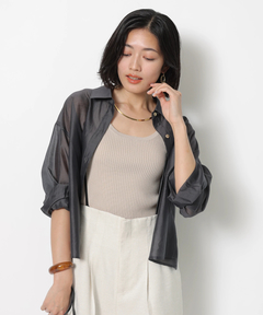 JUSGLITTY(ジャスグリッティー) |ニットタンクトップ