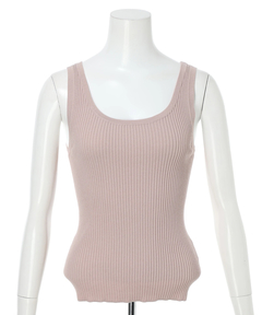 JUSGLITTY(ジャスグリッティー) |ニットタンクトップ